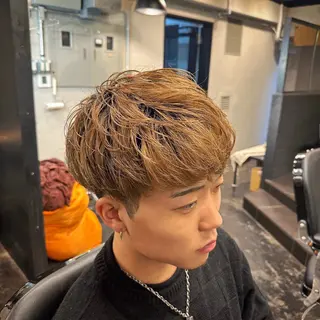 ショート メンズ ツイスパ/メンズ パーマ/歩夢のヘアスタイル