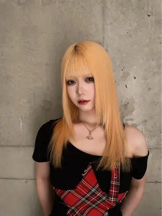 セミロング MONIQA【モニカ】所属・名古屋ハイトーン/ 🐶ブリーチ専門店のヘアスタイル