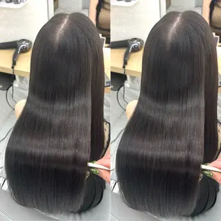 ロング カラー eN° by youres hair 銀座店所属・髪質改善/白髪ぼかし /銀座艶カラー/森田のヘアスタイル