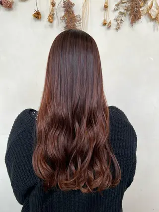 ロング シャンプーボーイセントラル所属・ミウラフウキ 髪質改善のヘアスタイル