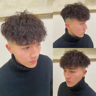 パーマ メンズ 年間2000名担当◎ パーマ職人/仲原佑樹のヘアスタイル