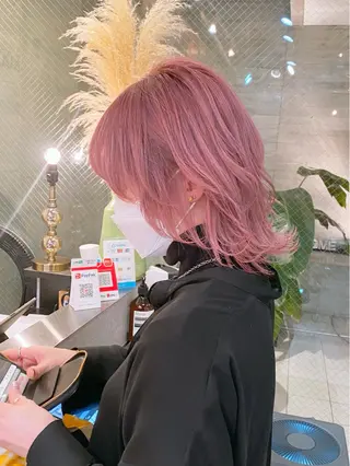 ミディアム 平成ギャル×韓国 mix💖MIKUのヘアスタイル