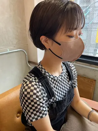 ショート さの あやねのヘアスタイル