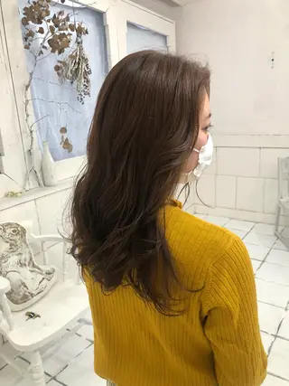 ロング カラー NeF所属・miku🌿‬ メンズバレイヤージュのヘアスタイル