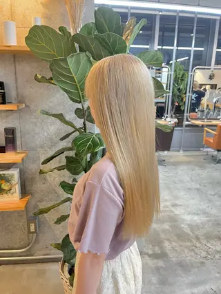 ロング カラー ハイトーンカラ ー/小川のヘアスタイル