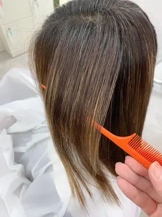 セミロング 🥇近藤 恭輔🥇 Recharme新保のヘアスタイル