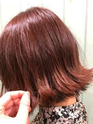 ショート カラー hair slon 2co所属・堀谷 彩花のヘアスタイル