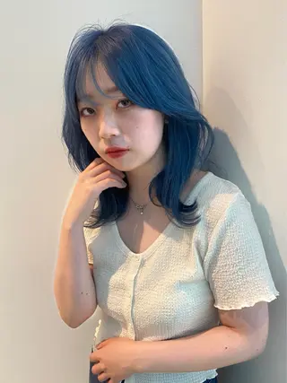 ミディアム カラー mai / linoah˚✧のヘアスタイル