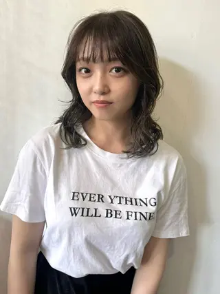 ミディアム ブリーチ／デザイン／ 🫟Rurika🫟のヘアスタイル