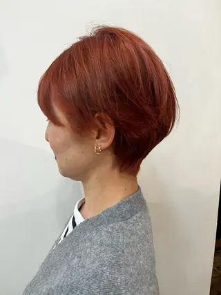 ショート カラー パーマ 🌼大人美人ショート 佐藤慎哉🌼のヘアスタイル