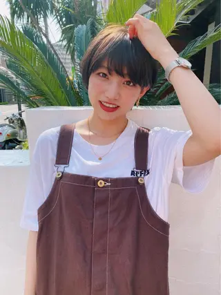 ショート カラー メンズカット特化柏駅 徒歩3分LOUのヘアスタイル