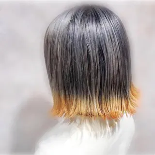 ショート カラー ケアブリーチ /髪質 改善/古橋圭史郎のヘアスタイル