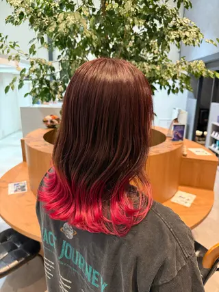 ミディアム カラー ayaka |トレンドヘアのヘアスタイル