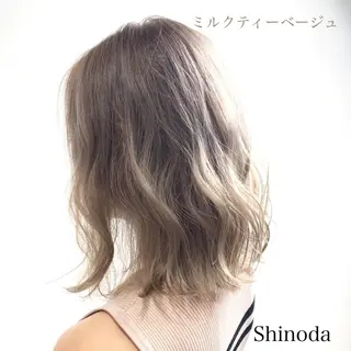 カラー 🦖店長🦖pino #しのだスペシャルのヘアスタイル