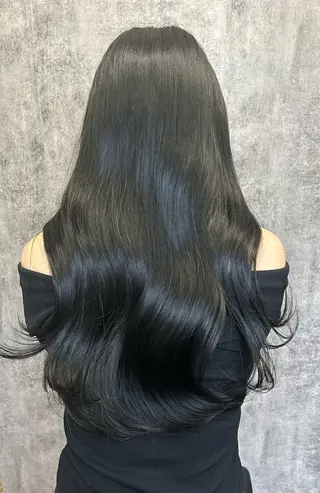 ロング カラー 地毛風艶カラー🌿 喜多夏海のヘアスタイル