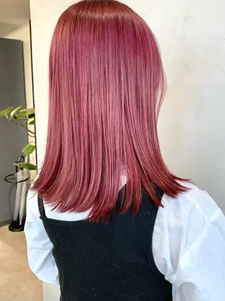 ミディアム ili心斎橋所属・韓国レイヤーカット KOUKIのヘアスタイル