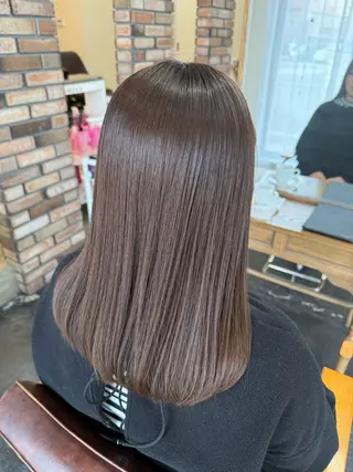 ミディアム 【SET-UP中庄】 浅沼結斗のヘアスタイル