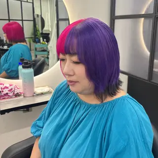 ミディアム カラー Ren. 🦋デザインカラーのヘアスタイル