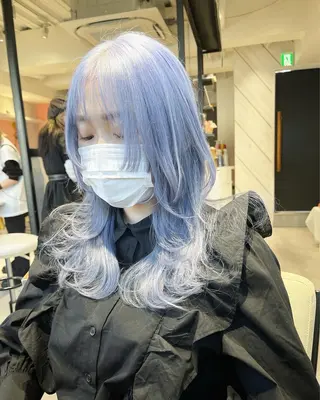 カラー 渋谷/ハイトーン/ 💫airi🪽のヘアスタイル