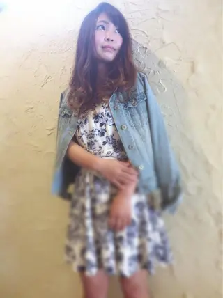 セミロング パーマ 美容歴１８年以上🌈 山口のヘアスタイル