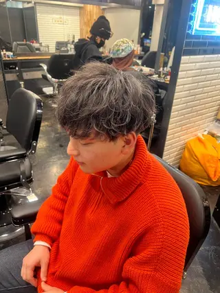 メンズ メンズ特化/パーマ/ メッシュ/竜成のヘアスタイル