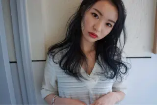 ロング カラー パーマ ヘアアレンジ メンズ キッズ ネイル マツエク・マツパ 古賀 侑磨のヘアスタイル