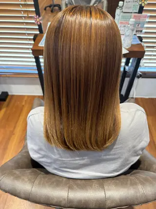 ミディアム 透明感×深み オリーブ🌿‬NAOのヘアスタイル