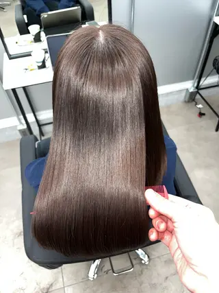 セミロング カラー パーマ 🌈艶髪/髪質改善 新宿itouのヘアスタイル