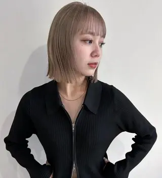 ショート カラー risako🇰🇷 韓国ヘア/レイヤーのヘアスタイル