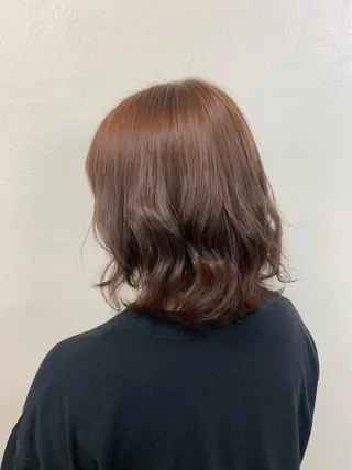 ミディアム カラー 乾かすだけで美髪✨ 髪質改善専門/鈴木遼のヘアスタイル