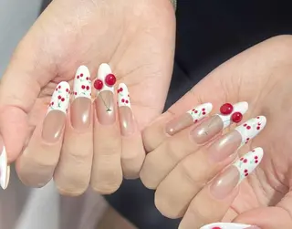 ネイル By moonネイル 🌷ワンホン/韓国風のネイルデザイン