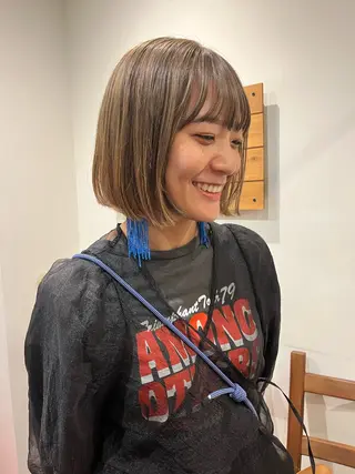 カラー rimi/ショート /透明感カラーのヘアスタイル