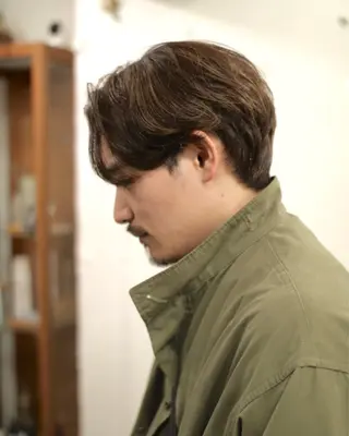 ショート カラー メンズ 木村陸弥 似合わせ 透明感カラー🌿のヘアスタイル