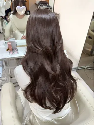 ロング カラー ♡韓国/レイヤー カット/Ayana♡のヘアスタイル