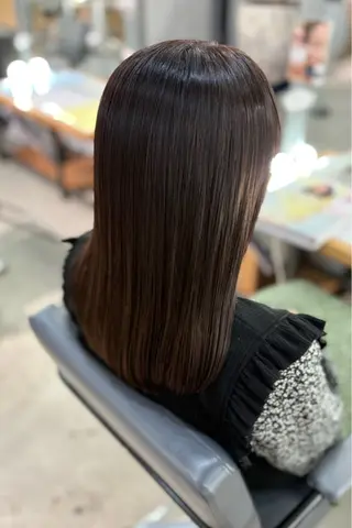 ロング カラー 菊地 紗矢のヘアスタイル