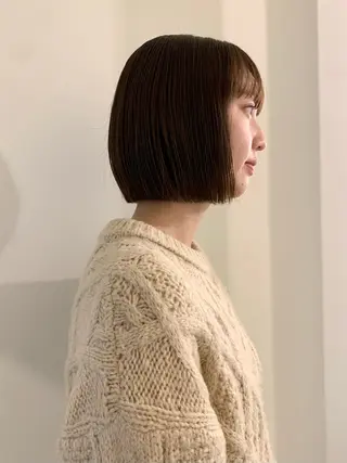 ショート カラー 落合希 Olivebeigeのヘアスタイル