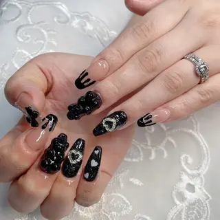 ロング 💜MIYA nail川崎店のネイルデザイン