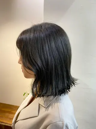 ミディアム カラー 🫧縮毛矯正🫧ai hara🫧表参道のヘアスタイル