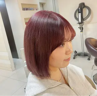 カラー ユイナ 🕊NaVI ベージュ/透明感のヘアスタイル