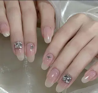 ネイル By moonネイル 🌷ワンホン/韓国風のネイルデザイン