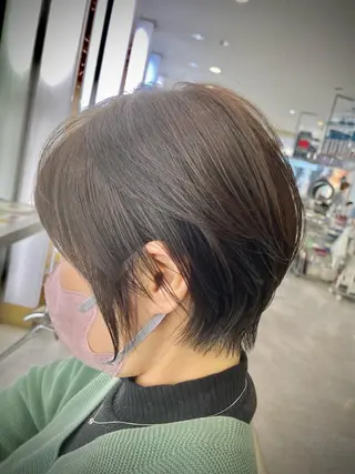 ショート Ms.CHARM【ミズチャーム】所属・韓国/レイヤーカット 顔周り/廣瀬達哉のヘアスタイル