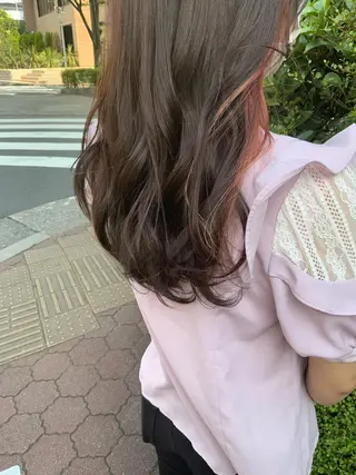 ロング 韓国風ヘア♡ runaのヘアスタイル