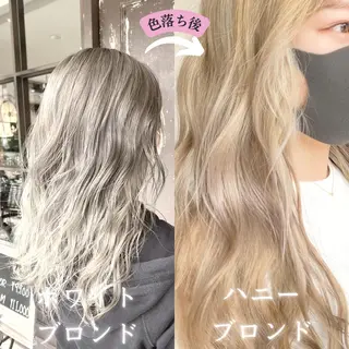 ロング カラー 川越 輝梨奈のヘアスタイル