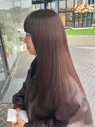 ロング alu所属・alu yuinaのヘアスタイル