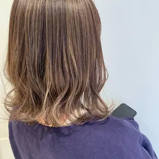 ミディアム 透明感カラー 金村真子のヘアスタイル