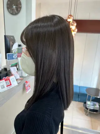 ミディアム 原口 圭織のヘアスタイル