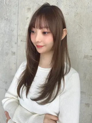 ロング カラー Lond Alexia所属・金山/透明感/韓国風 /髪質改善/ゆうきのヘアスタイル