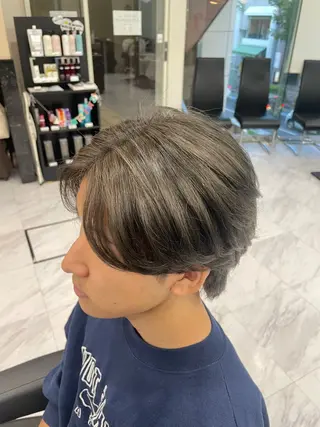 カラー メンズ 🐥くまがい💛 ダブルカラー／パーマのヘアスタイル