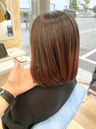 ショート LAFRE （ラフリ）所属・ケアブリーチ 黒瀬有汰のヘアスタイル