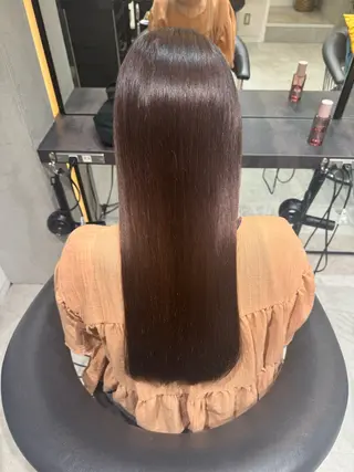 ロング 大宮/透明感カラー＆ 美髪矯正🎀ゆづきのヘアスタイル